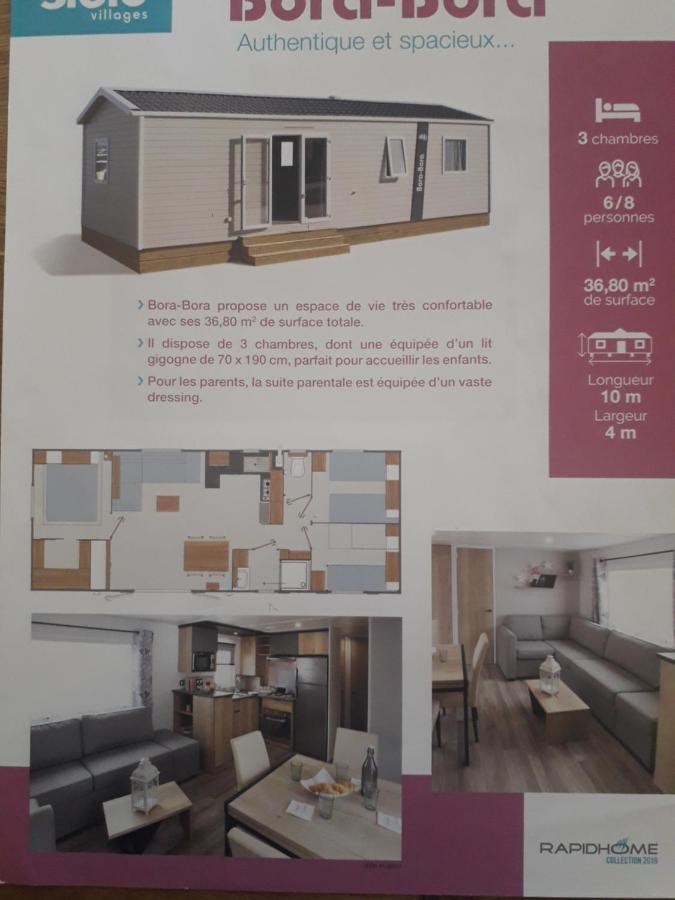 Camping 4 Mobil Home Priver Litteau 외부 사진