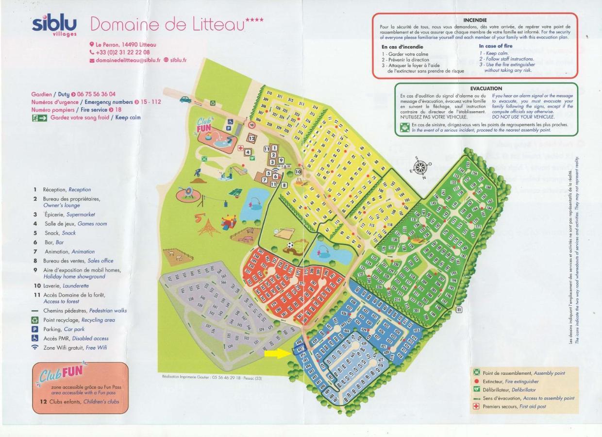 Camping 4 Mobil Home Priver Litteau 외부 사진